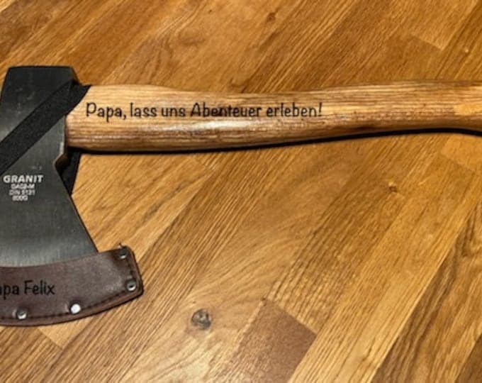 Personalisiertes Beil als Geschenk für Männer